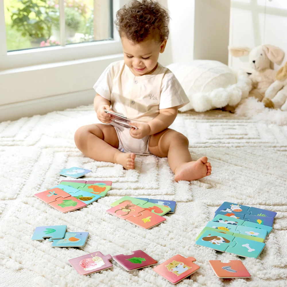 Игрушка развивающая "Пазл" Животные и их еда