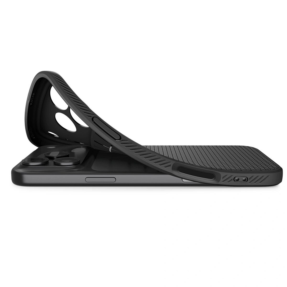 Чехол Spigen Liquid Air для iPhone 17 Pro Max, Matte Black (ACS10265)