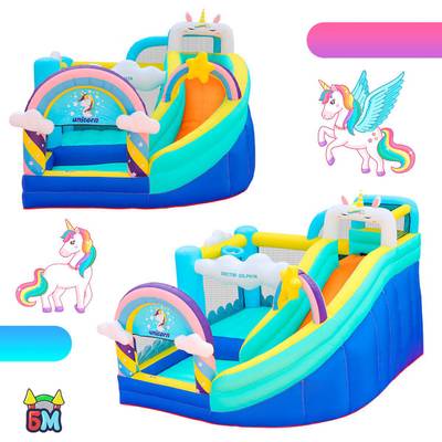 Домашний надувной батут «Единорог» 3.2*2,9*2,35 м