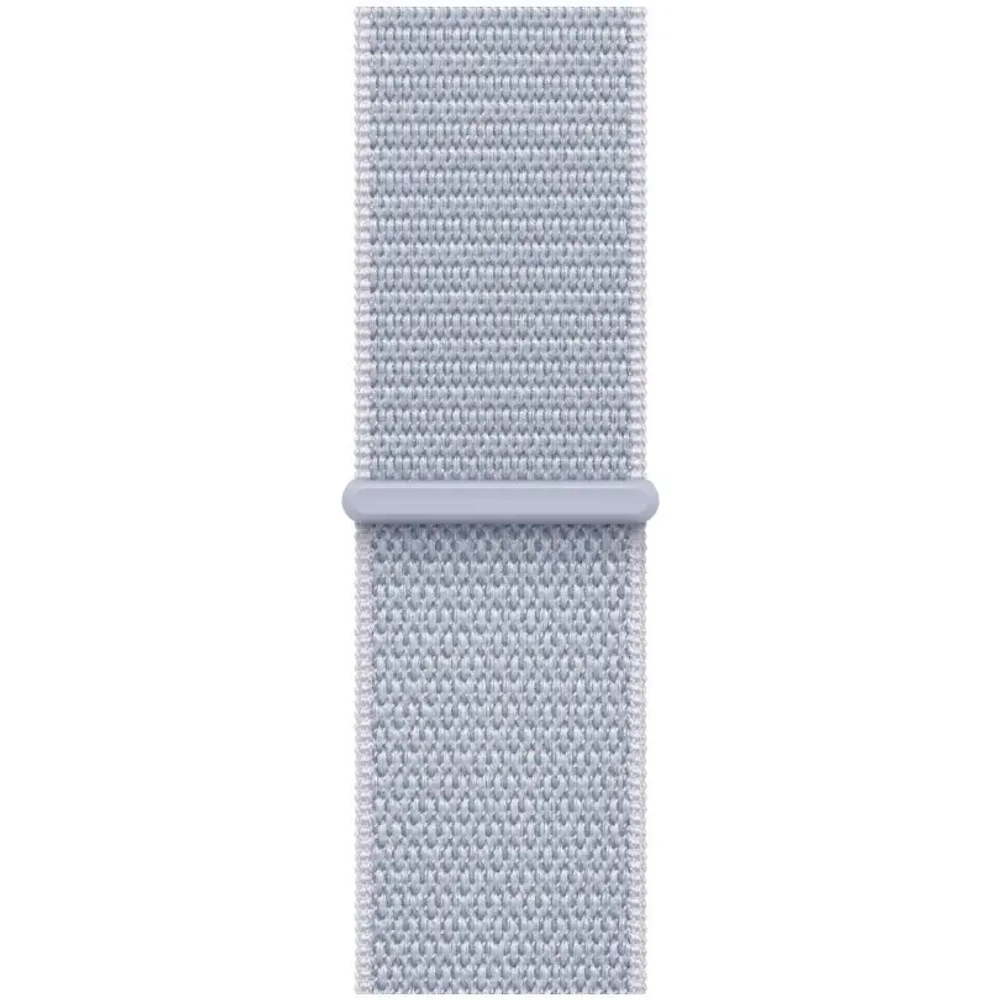 Умные часы Apple Watch SE 2024, 40 мм, алюминий цвета "Серебро", Blue Cloud Sport Loop (MXEE3)