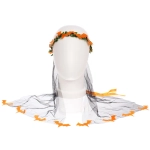 Ободок карнавальный «Helloween - Черная фата», микс