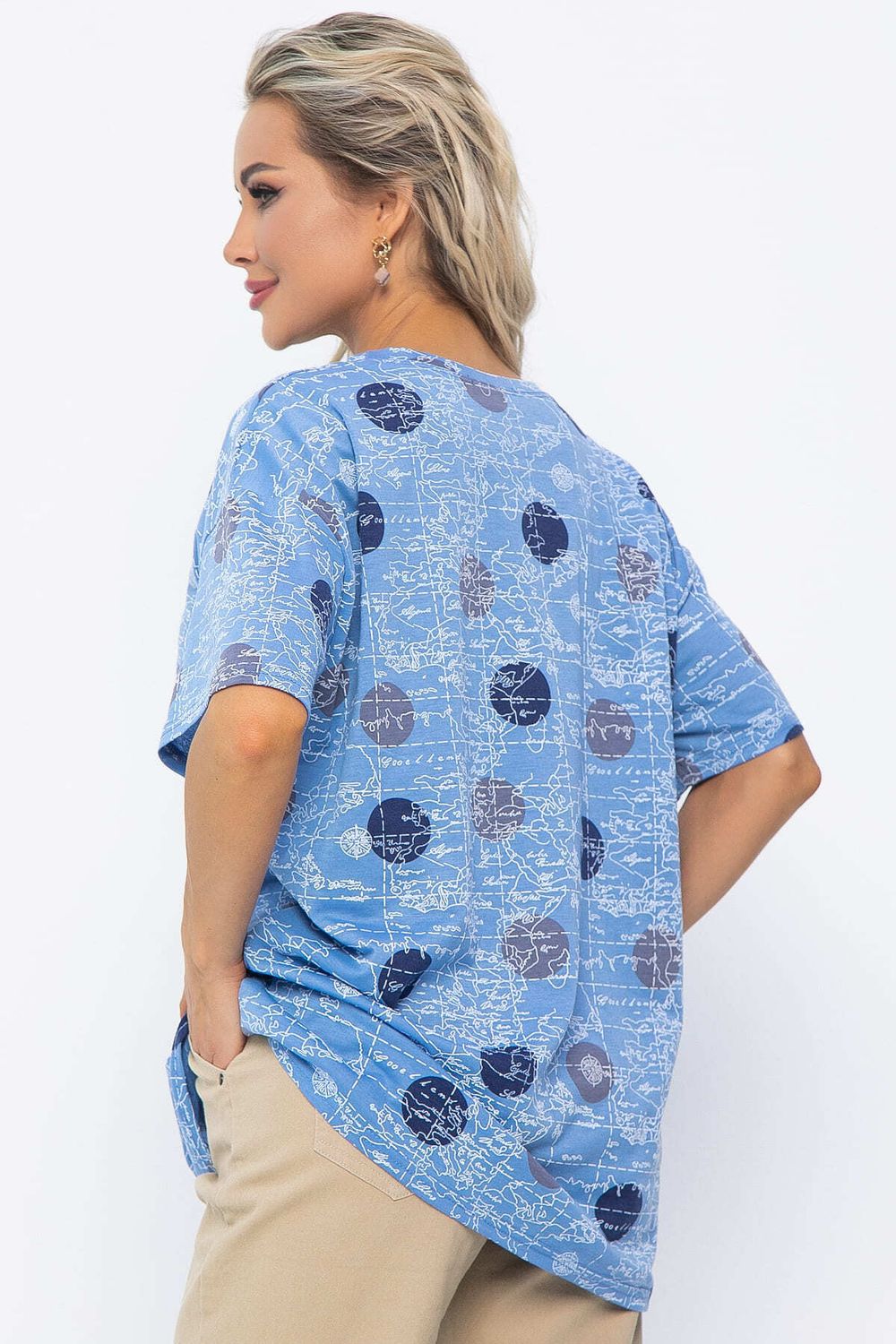 Блуза Тори (джинс) Б13518-20М LT Collection