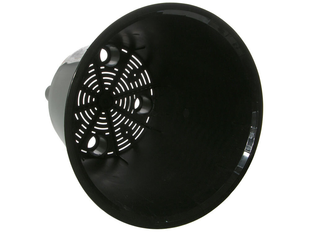 Кашпо напольное Rattan 30л 38см с внутренним горшком 16л, горький шоколад