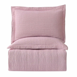 Покрывало 230х250 и 2 декоративные наволочки Arya home Virginia лиловый