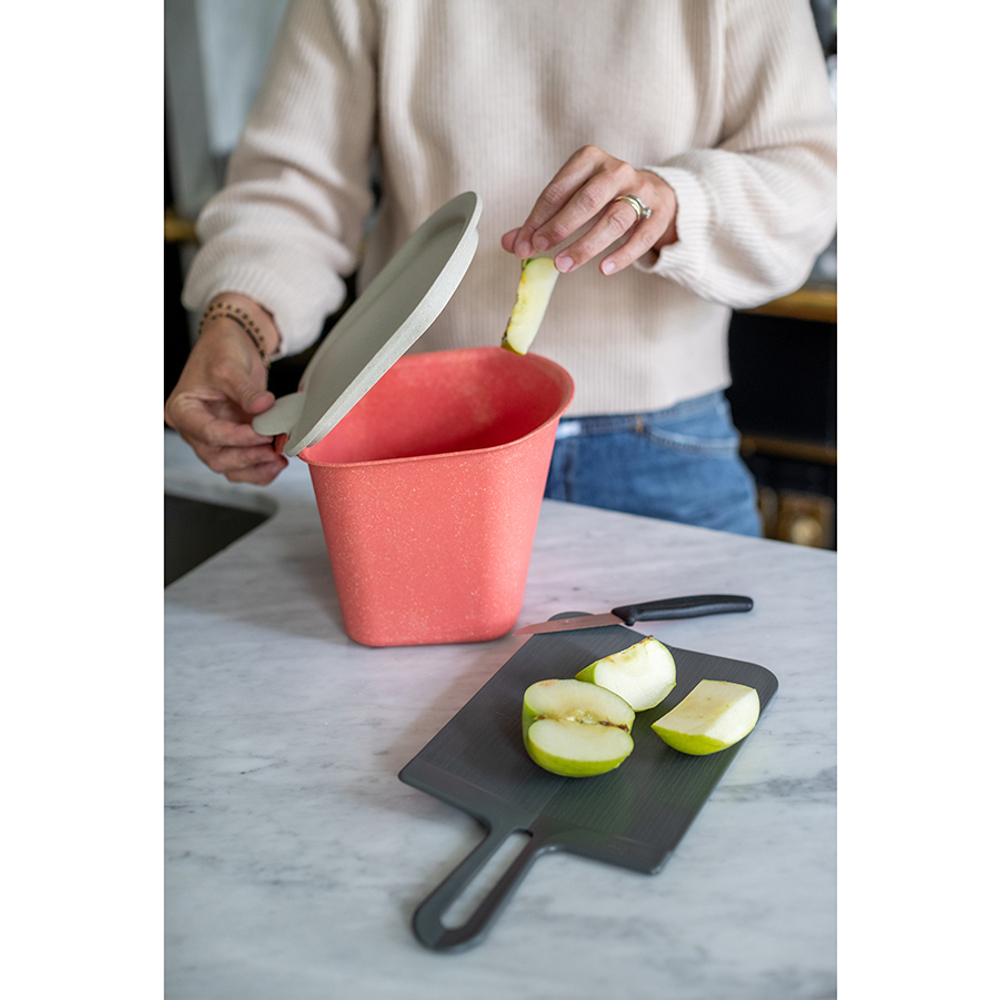 Доска разделочная snap, organic, 16,5х33,4 см, темно-серая