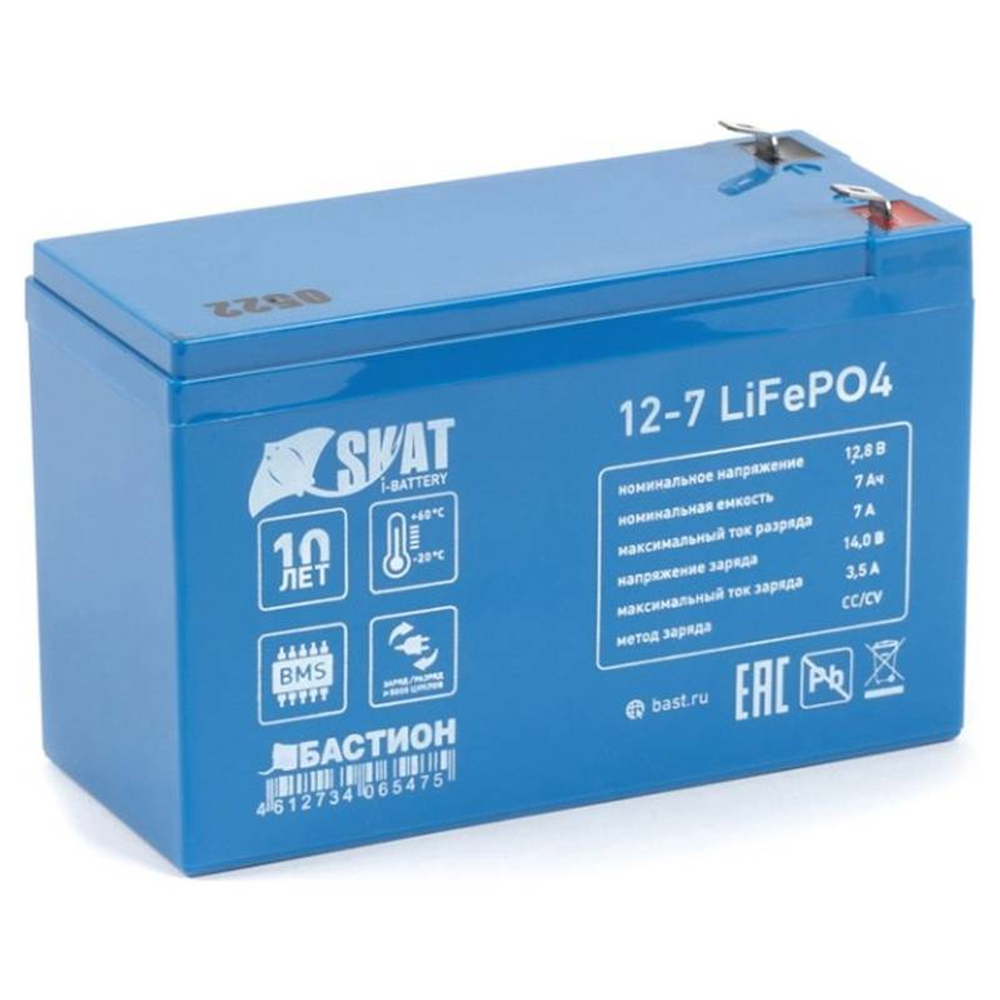 Li-ion аккумулятор Skat i-Battery 12-7 LiFePO4