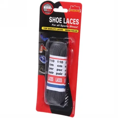 Шнурки для обуви «Классические», плоское сечение, цвет серый, 1 пара, 110см