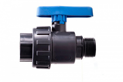 Кран ПНД ПЭ шаровый НР-ВР 3/4х 3/4 (10/180)