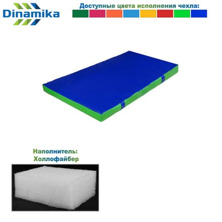 Мат гимнастический 1000х500х50 винилискожа (холлослеп/холлофайбер)