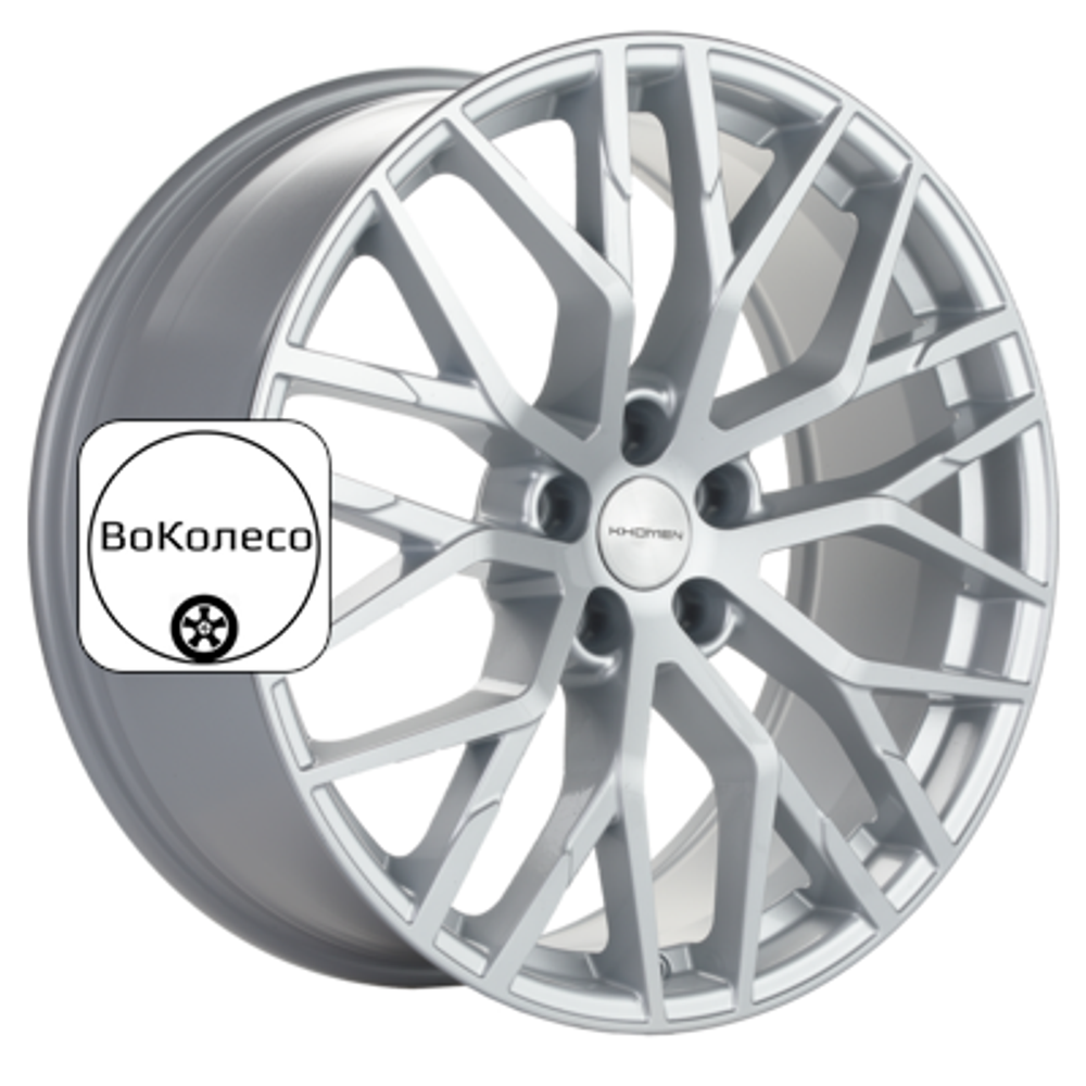 8,5x20/5x112 ET20 D66,5 KHW2005 (Q8) Brilliant Silver-FP Khomen Wheels