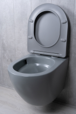 Унитаз подвесной Tornado Gid Tr2122TF-Lgm 62259Y серый матовый 49x36x36