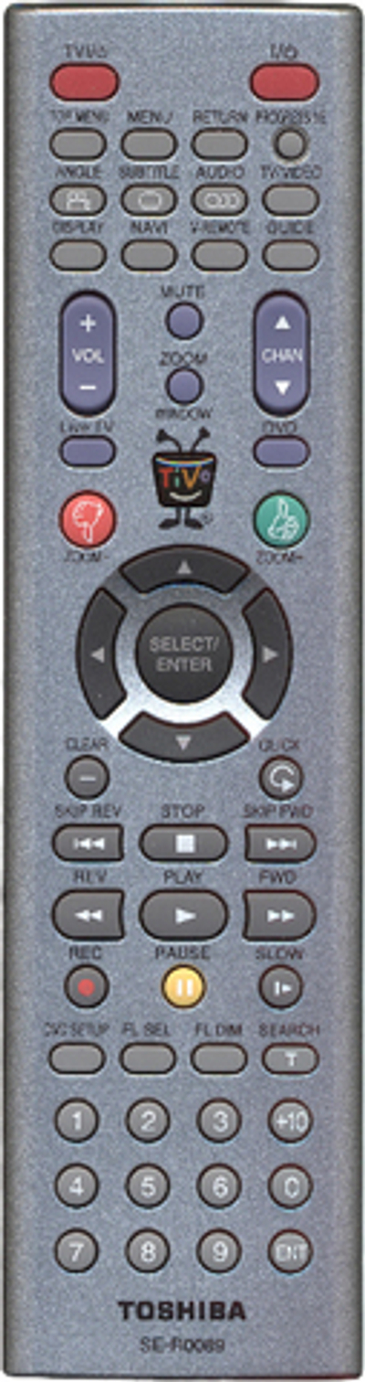 Пульт Toshiba SE-R0089 DVD REC