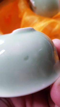 266064Y2 УЦЕНКА Сервиз "РЫБКИ 3D" чайник 190мл, 6 пиал по 45мл, в подар.коробке, фарфор