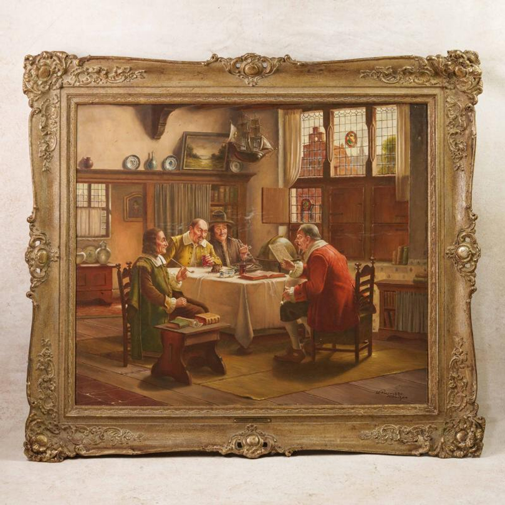 Картина «Подписание контракта»