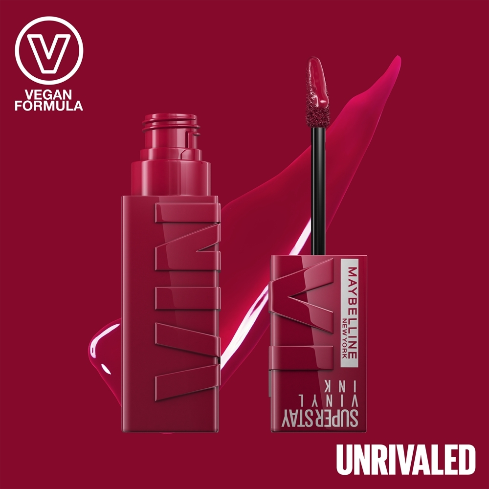 MAYBELLINE NEW YORK SuperStay Vinyl Ink - Стойкая жидкая помада, 4,2 ml