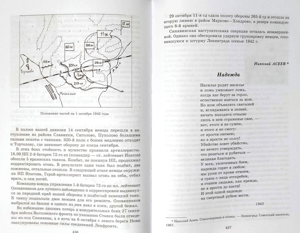Синявино. Осенние бои 1941-1942 годов