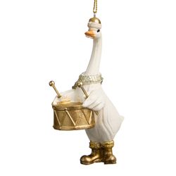 ЕЛОЧНОЕ УКРАШЕНИЕ "ГУСЬ" 7Х4Х11 СМ