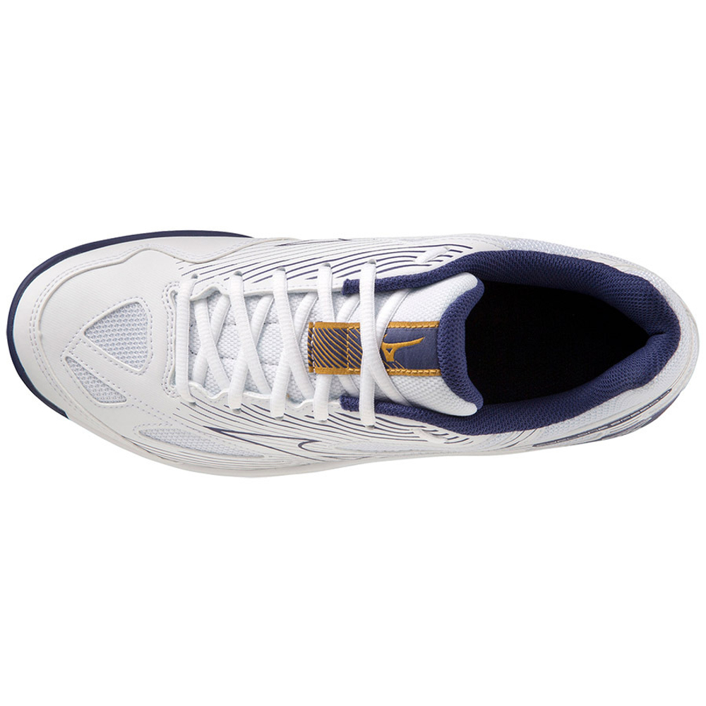 Кроссовки волейбольные мужские MIZUNO Cyclone Speed 4 V1GA238043, р.UK11 (рос.45), белый