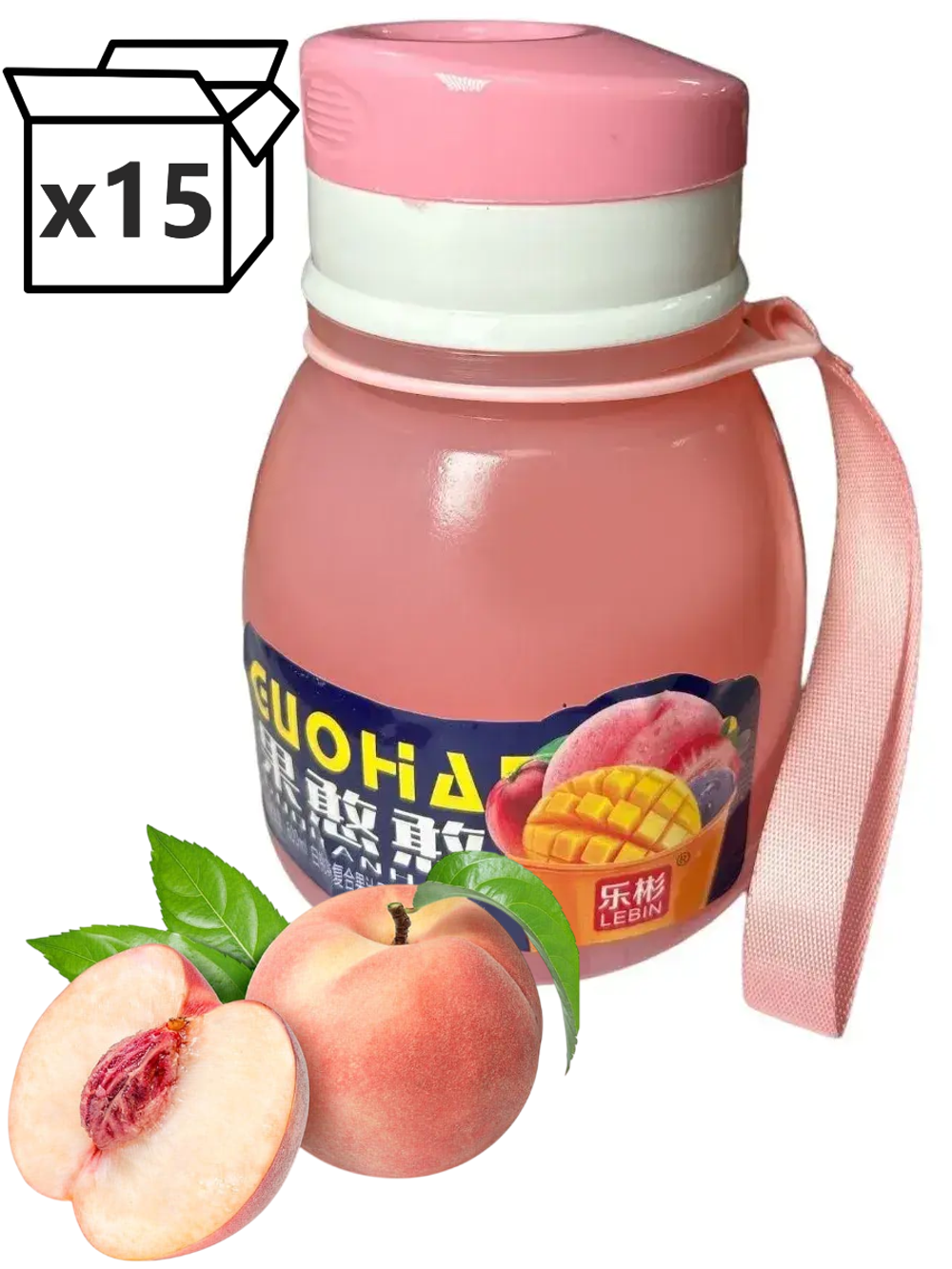 Напиток Lebin со вкусом ледяного Персика 600 мл * 15 шт