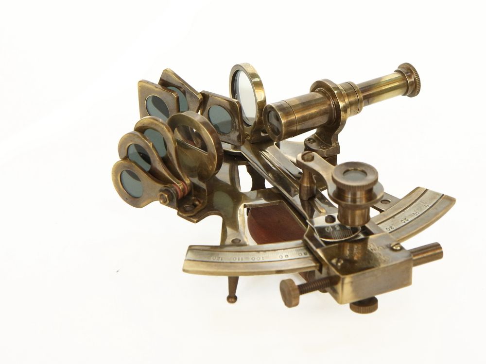 Nautical Морской секстант в деревянном футляре