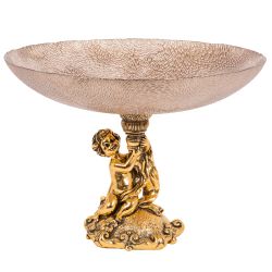 Фруктовница-конфетница Эдем Бронза