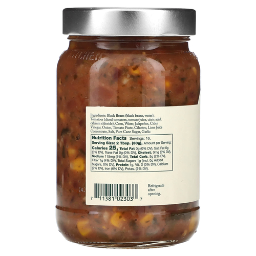 Stonewall Kitchen, сальса из черной фасоли, средней остроты, 475 г (16,75 унции)