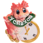 Магнит «С наилучшими пожеланиями» 6*5,5 см, микс