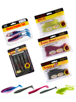 Виброхвосты съедобные искусственные LJ Pro Series 06 SET 5упак. набор