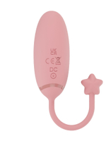 Нежно-розовое виброяйцо с управлением через приложение Diana