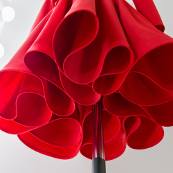 красное платье для танцев