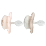 MAM, Supreme Night, ночная пустышка, для детей 0–6 месяцев, розовая и серая, 2 шт.