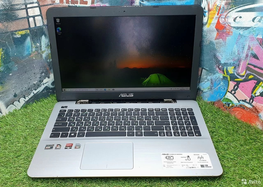 Ноутбук Asus AMD A10/Radeon R6/SSD x555d 90nb09a2-m02420