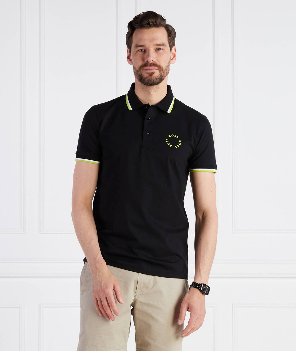 Поло Paule 2 BOSS GREEN - черный(50488777)