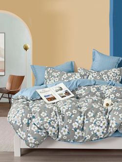 Простынь на резинке сатин Milky Garden "Antilla" 160x200 см