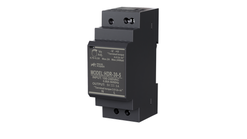 Источник питания PROMPOWER HDR-30-5, на вых. 5 В DC, 3А, 15Вт. Вх. 85-264В AC (120-370 В DC)