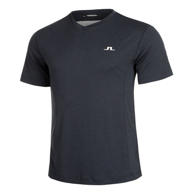 Мужское теннисное поло JLindeberg Active T-Shirt Men - Dark Blue