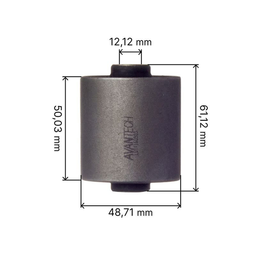 Сайлентблок заднего нижнего продольного рычага (к цапфе) Avantech ASB1021