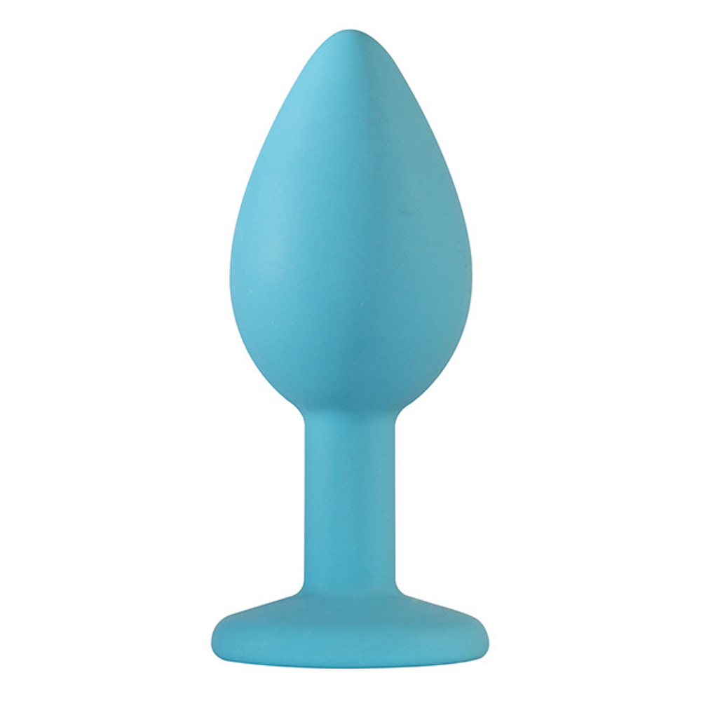 Анальная пробка 7,5см Lola Games Emotions Cutie Small Turquoise Light Purple Crystal 4011-05Lola