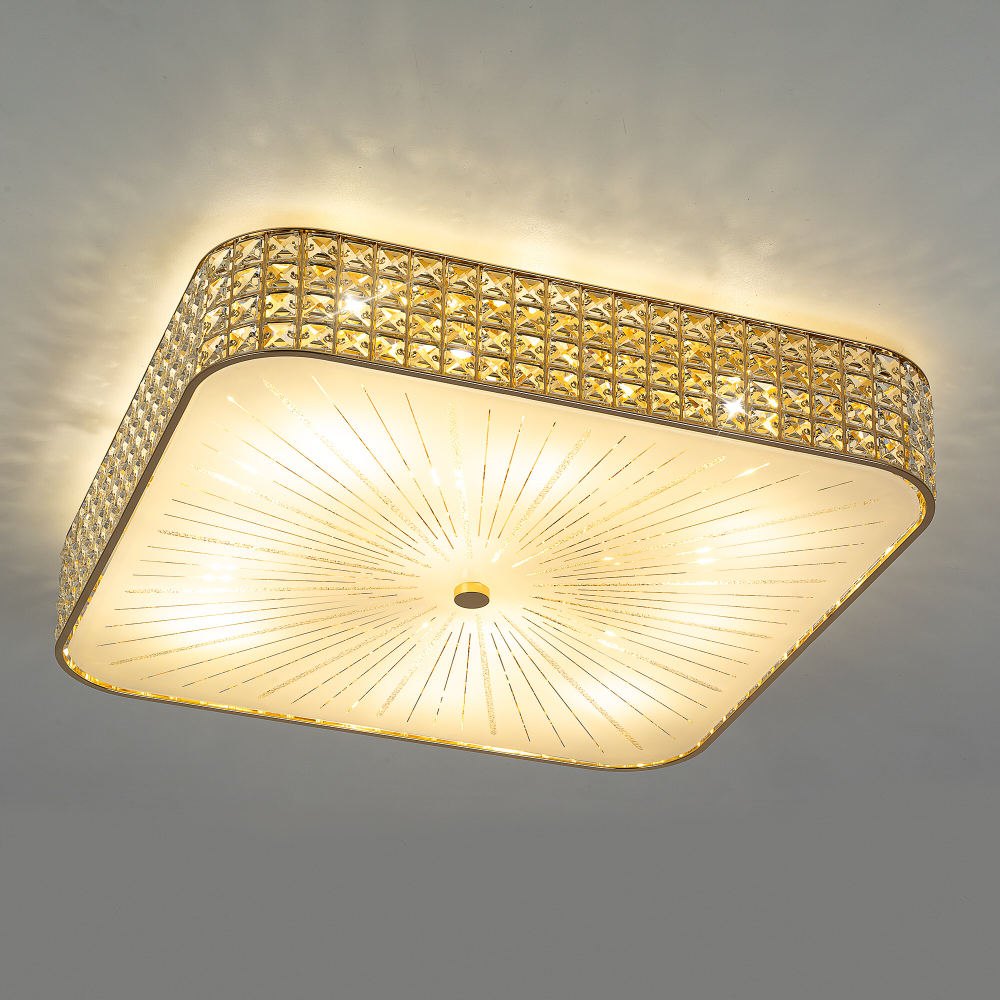 Citilux Портал CL324202 Люстра хрустальная Золото