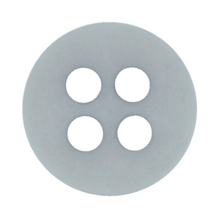 Пуговица рубашечная/блузочная, №390, 11 мм, цв.серый
