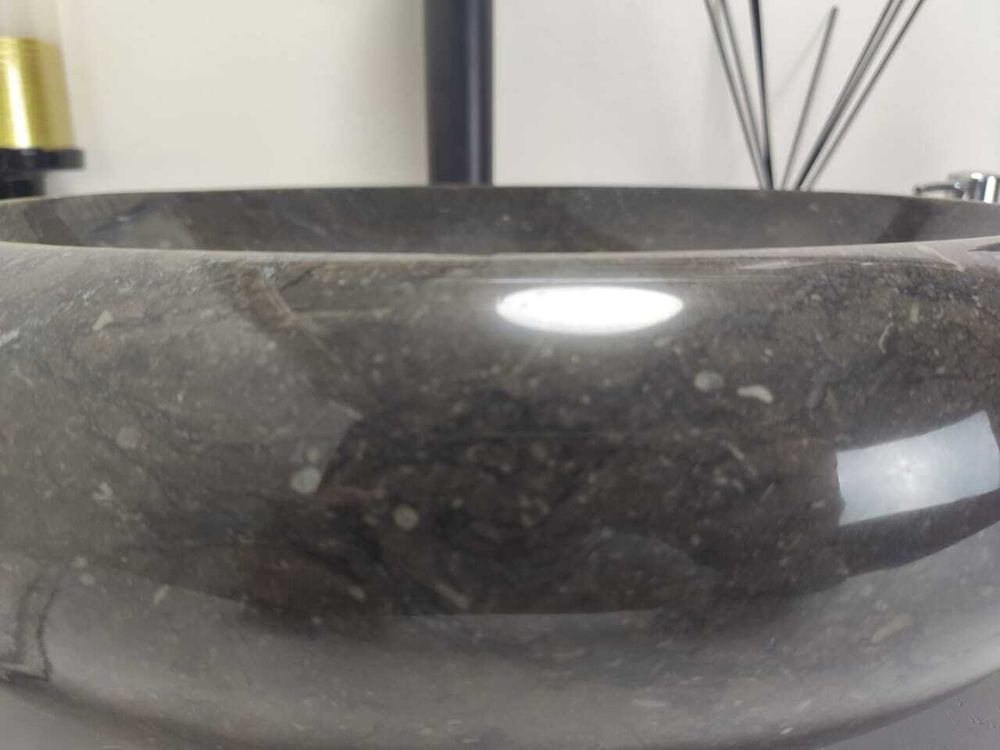 Раковина из мрамора Donut Black Small  DM-60182 40*40*12