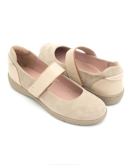 1102 Женские балетки (Бежевый)