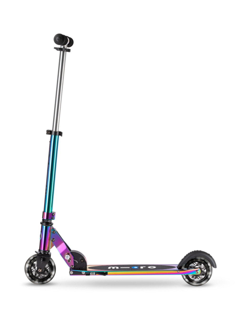 Самокат Micro Sprite LED Неохром