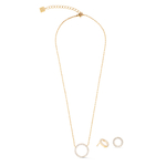 Колье Coeur de Lion Crystal-Gold 2057/10-1816 2