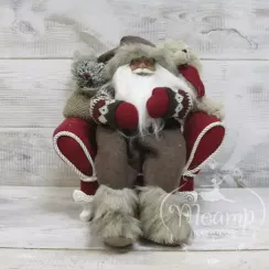 Санта-Клаус в красном кресле 26 см., Театр Подарков (С21-121317)