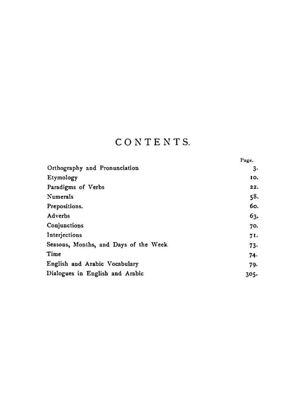 Arabic manual, a colloquial handbook in the Syrian dialect for the use of visitors to Syria and Palestine, containing a simplified grammar, a comprehensive  English and Arabic vocabulary and dialogues | F.E. Crow