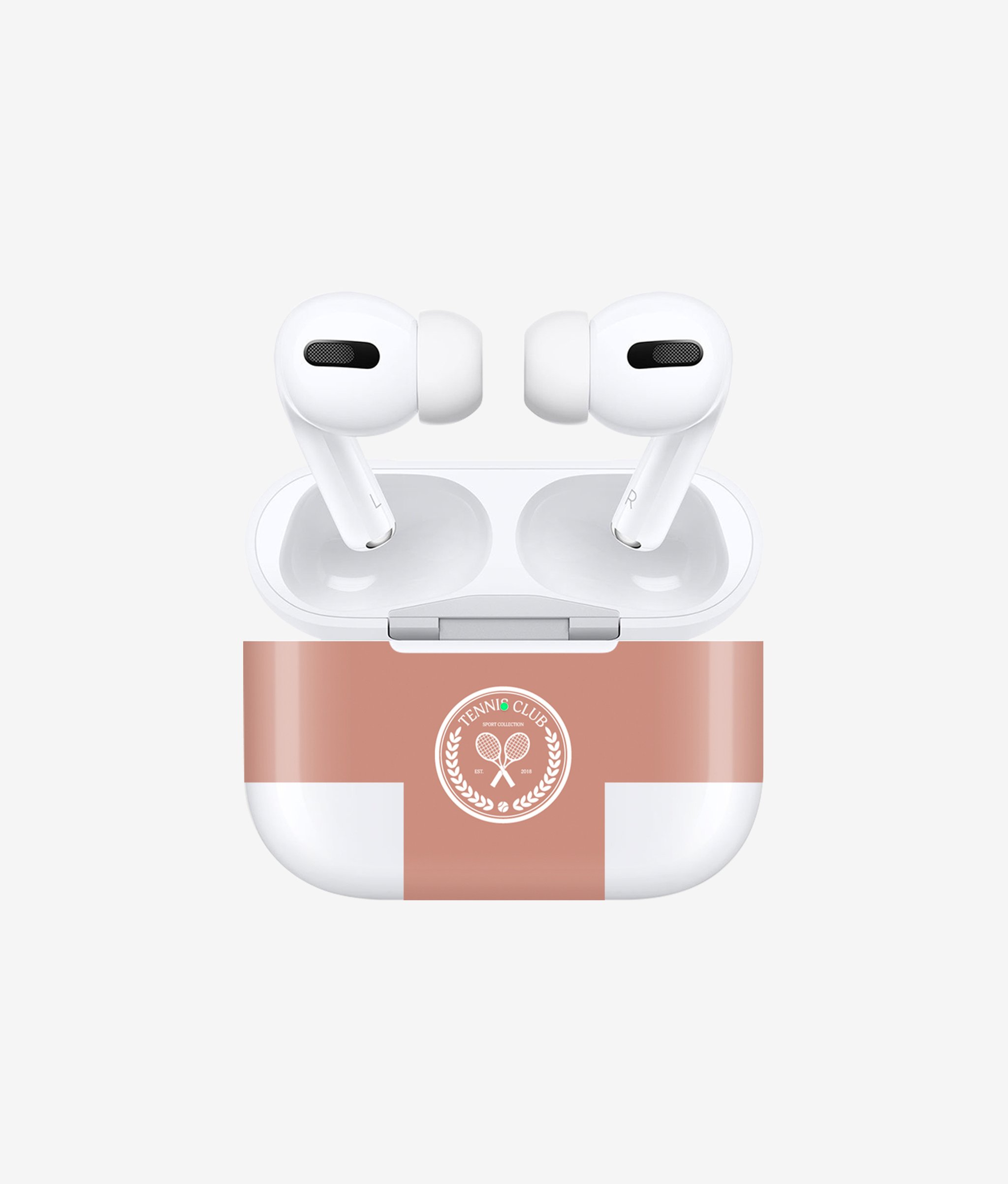 Виниловая наклейка TENNIS CLUB для AirPods
