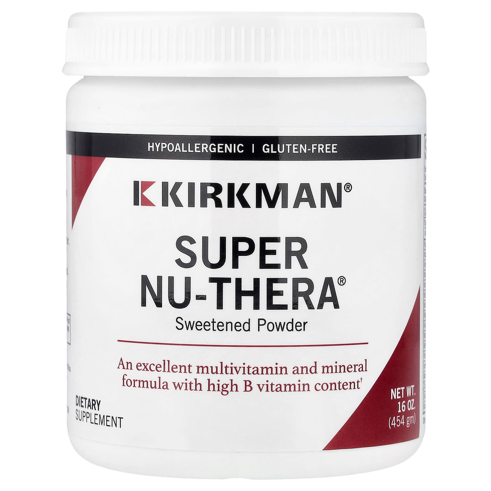 Kirkman Labs, Super Nu-Thera®, подслащенный порошок, 454 г (16 унций)