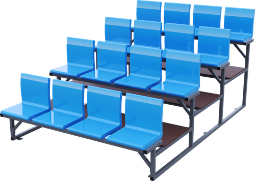 Трибуна (4 ряда, 16 мест) С.03-007