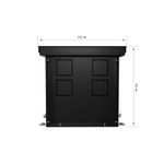 Конвектор внутрипольный Royal Thermo ATRIUM-190/200/1600-DG-U-BL